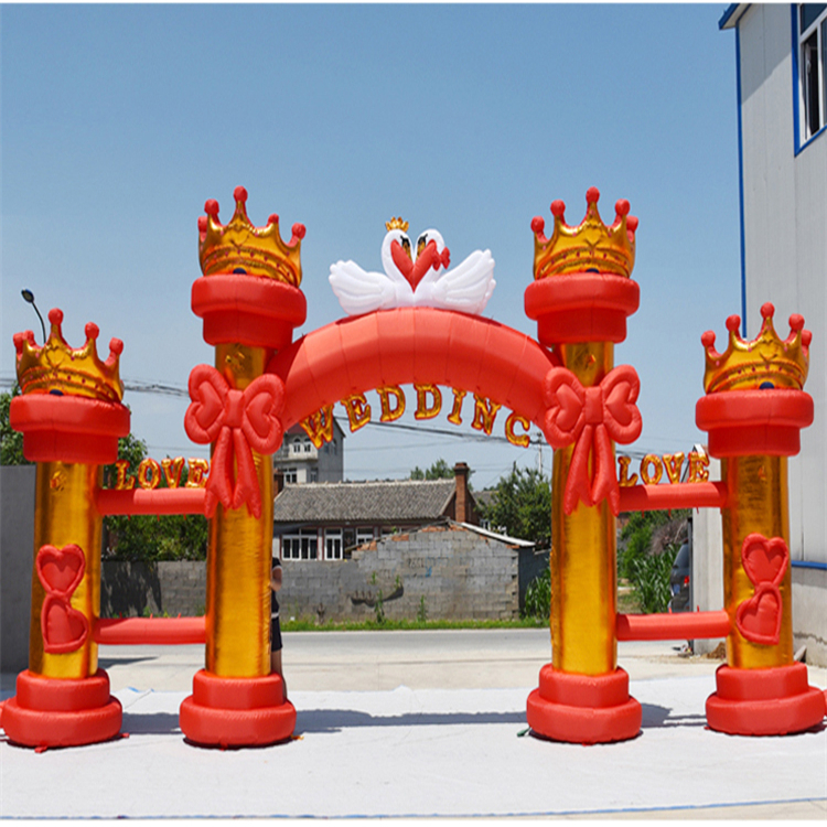 梅列节日大型充气拱门